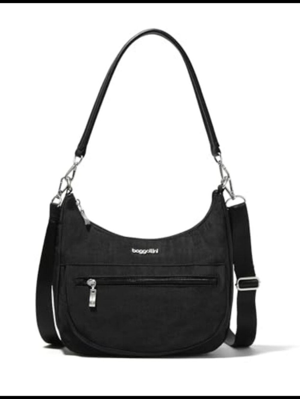 Lightweight Water-Resistant Half Moon Crossbody Bag Convertible Shoulder